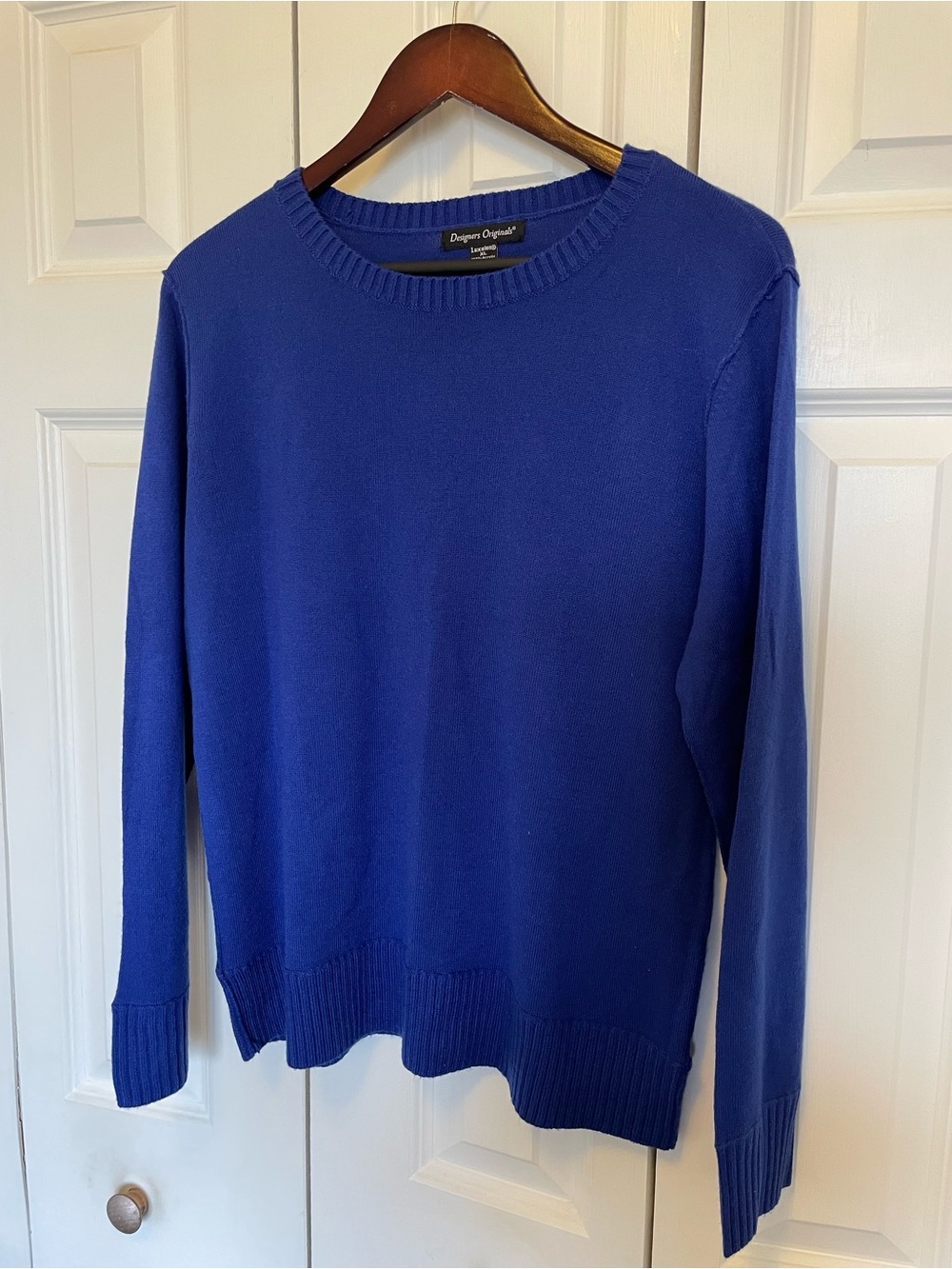 Designers Originals Cobalt Blue Crewneck Sweater